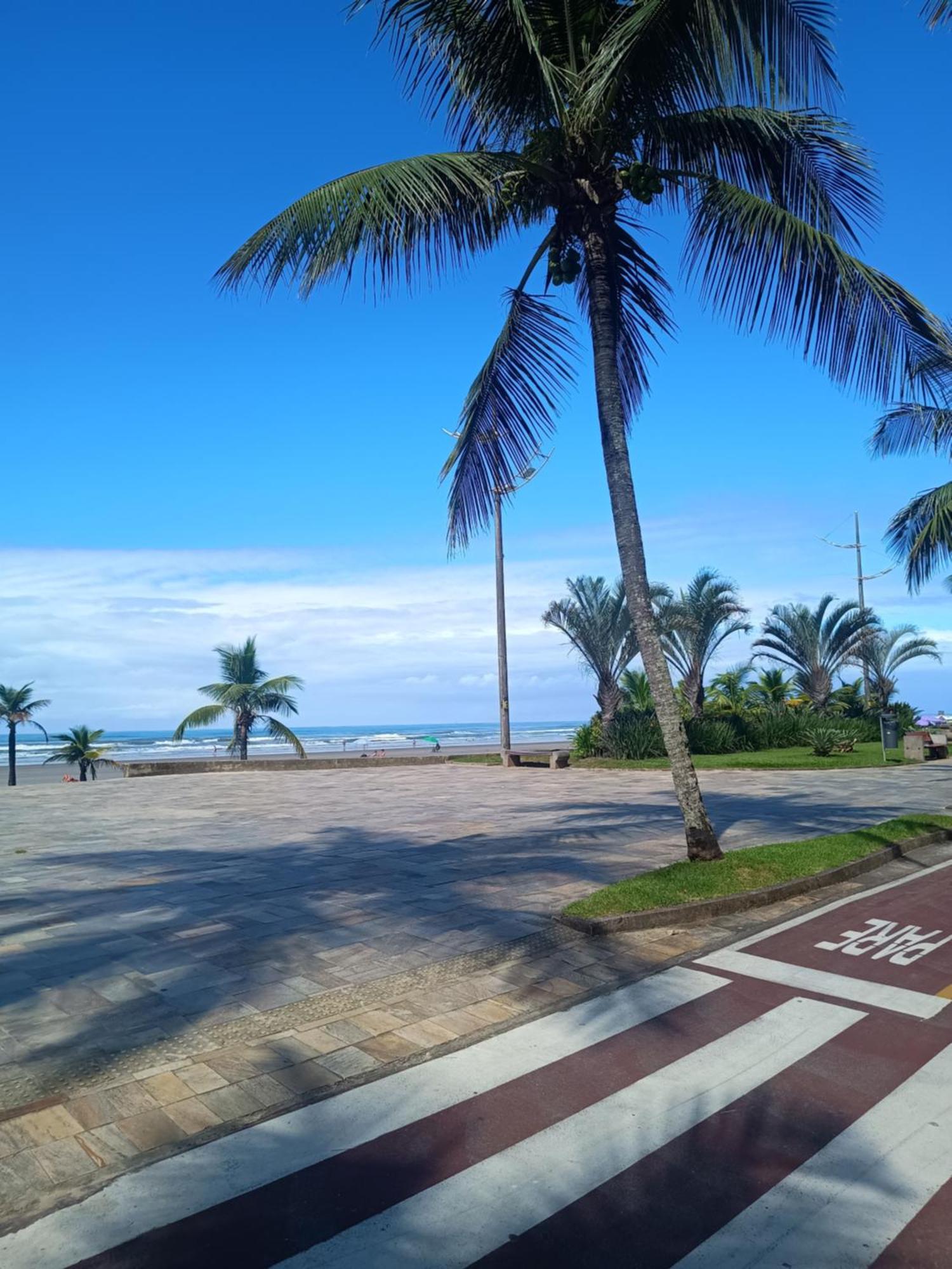 Apartamento Pe Na Areia Vila Caicara Praia Grande  Eksteriør bilde